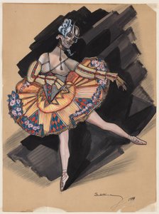 妖精の人形。アンナパブロワの衣装デザイン、1924年 作： Sergei Yurievich Sudeykin