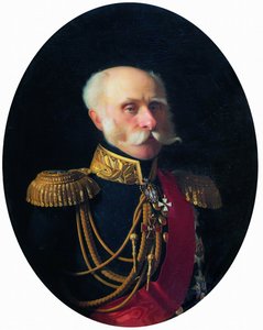 カウントフョードルペトロヴィッチリッケ1797-1882の肖像 作： Sergey Konstantinovich Zaryanko