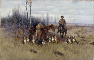 キツネ狩り 作： Sergey Semyonovich Voroshilov