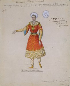 バレエTsarina Syuyumbekiの衣装デザイン、A。Blanche、1832年 作： Serkov