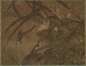 鳥と花