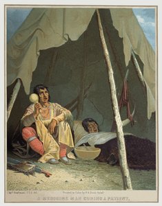 ネイティブ・アメリカンのシャーマン、1850年頃（イラスト） 作： Seth Eastman