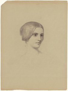 若い女性の頭 作： Seth Wells Cheney