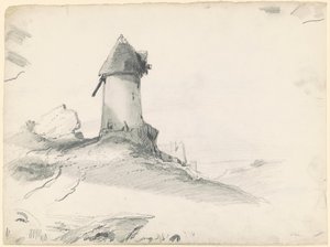 風車のある風景 作： Seth Wells Cheney