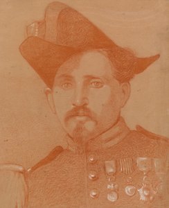イタリア兵の肖像 作： Severin Falkman