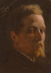 男の肖像 作： Severin Falkman