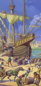 フェルディナンド・マゼラン艦隊 作： セヴェリーノ・バラルディ