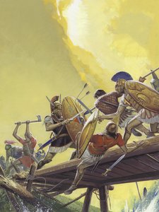 橋の上のホラティウス 作： セヴェリーノ・バラルディ