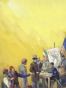 南北戦争におけるアイルランド人徴兵 作： セヴェリーノ・バラルディ