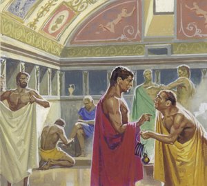 古代ローマの公衆浴場 作： セヴェリーノ・バラルディ