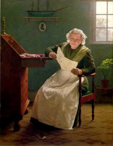 Dear Polly（油彩・キャンバス 作： Seymour Joseph Guy