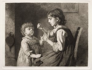 最初の針仕事 作： Seymour Joseph Guy