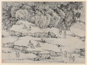 蘇州タイガーヒルの12の景色：1490年以降のノッディングストーンテラス、タイガーヒル...