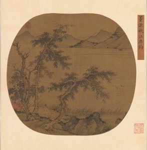 秋の川での釣り、カリフォルニア州。 1370年。