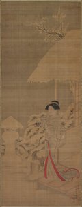 雪中美人 作： Shiba Kokan