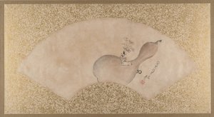 ひょうたんの花、19世紀後半。 作： Shibata Zeshin