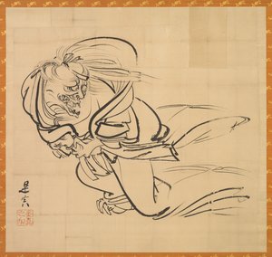 茨城c。 1840。 作： Shibata Zeshin
