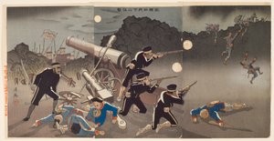 旅順月夜の猛攻 作： Shinohara Kiyooki