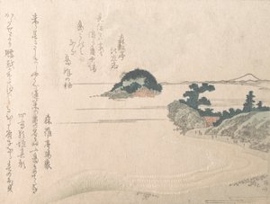 亀の島と藤山 19世紀., 19世紀. 作： Shinsai