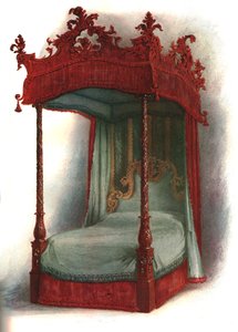 マホガニーのベッド、1906