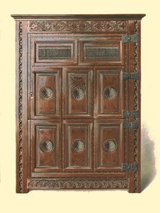ウェールズのオークの食器棚、1904 作： Shirley Charles Llewellyn Slocombe