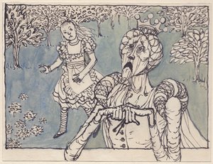アリスと白の女王、1953年。 作： Shirley Markham
