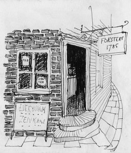 角の店、1952年。 作： Shirley Markham