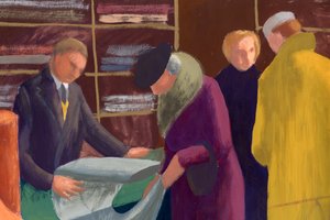 ドレーパーの店、1951年。 作： Shirley Markham
