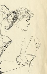 頭、手、足のディテール、1953 年。 作： Shirley Markham