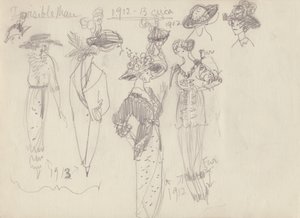 歴史的な衣装、c1950。 作： Shirley Markham