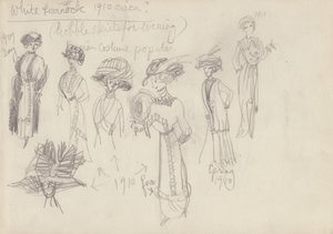 歴史的な衣装、c1950。 作： Shirley Markham