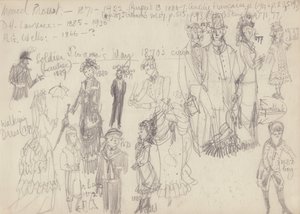 歴史的な衣装、c1950。 作： Shirley Markham