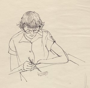 女性の絵、c1950。 作： Shirley Markham