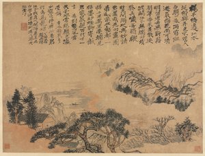 ミン川の春 作： Shitao