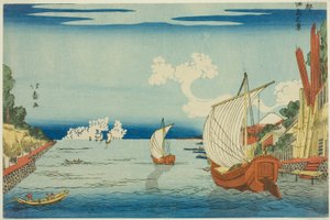 東都東都シリーズ 佃島の景 作： Shotei Hokuju
