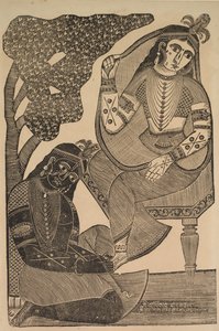 クリシュナストロークラーダスフィート、1800年代。 作： Shri Gobinda Chandra Roy