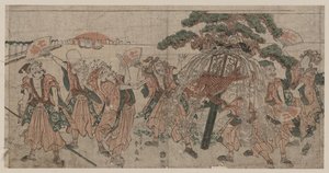 7つの幸運な神々、1810年代 作： Shunsen