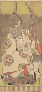 歌舞伎役者市川團十郎四代目、1771年12月。 作： Shunsho