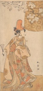 瀬川 とみサブロ 員 テェ ろぇ おｆ 娘 度女児 員 花筐 風折 烏帽子、 フェｂルアｒｙ １７７４。 作： Shunsho