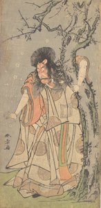 宮廷公家としての五代目市川團十郎、1773年 作： Shunsho