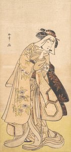 女としての第四代岩井半四郎。 1779年。 作： Shunsho