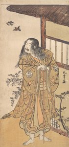 九代目市村羽左衛門 俊寛役。 1778年。 作： Shunsho