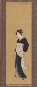 黒い着物の女、1783-89年。