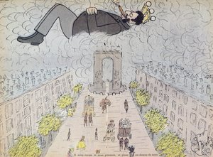 アーティストによる「オーエ、レDirigeants」の反ユダヤ主義風刺画、1896年 作： Sibylle Gabrielle de Riquetti de Mirabeau