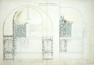 The Church of Wisdom of God at Lower Kingswood」のモザイクのデザイン 作： Sidney Barnsley
