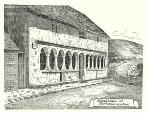 MortonhampsteadのAlmshouses(彫刻) 作： Sidney Heath