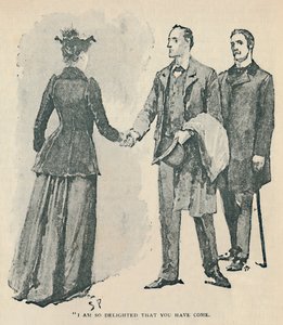 私はあなたが来たことをとても喜んでいます、1892