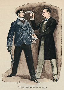 1892年にピストルを頭にぶつけた 作： Sidney Paget