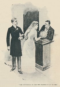 少数の紳士が彼女にそれを手渡した、1892