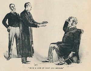 悲しみと絶望の表情で、1892